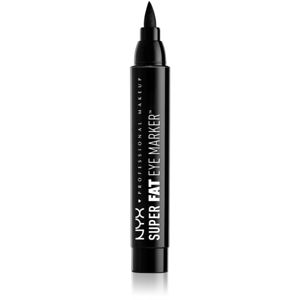 NYX Professional Makeup Super Fat Eye Marker széles applikátorú szemhéjtus árnyalat Carbon Black 3 ml