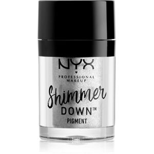 NYX Professional Makeup Shimmer Down Pigment magas pigmenttartalmú szemhéjfesték árnyalat Platinum 1,5 g