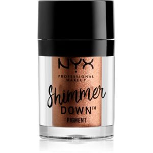 NYX Professional Makeup Shimmer Down Pigment magas pigmenttartalmú szemhéjfesték árnyalat Almond 1,5 g