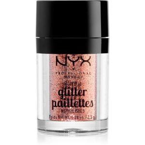 NYX Professional Makeup Glitter Goals Metálos csillámpor az arcra és a testre árnyalat 01 Dubai Bronze 2.5 g