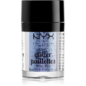 NYX Professional Makeup Glitter Goals Metálos csillámpor az arcra és a testre árnyalat 02 Darkside 2.5 g