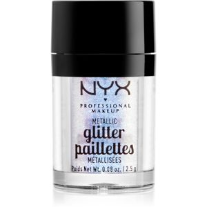 NYX Professional Makeup Glitter Goals Metálos csillámpor az arcra és a testre árnyalat 05 Lumi-lite 2.5 g