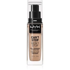NYX Professional Makeup Can't Stop Won't Stop Full Coverage Foundation Magas fedésű alapozó árnyalat Light Ivory 30 ml