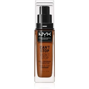 NYX Professional Makeup Can't Stop Won't Stop Magas fedésű alapozó