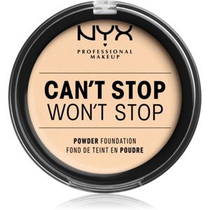 NYX Professional Makeup Can't Stop Won't Stop Powder Foundation púderes make-up árnyalat 1 - Pale 10.7 g