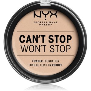 NYX Professional Makeup Can't Stop Won't Stop Powder Foundation púderes make-up árnyalat 2 - Alabaster 10.7 g