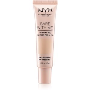 NYX Professional Makeup Bare With Me Tinted Skin Veil könnyű alapozó árnyalat 01 Pale Light 27 ml
