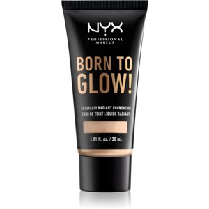 NYX Professional Makeup Born To Glow élénkítő folyékony make-up árnyalat 04 Light Ivory 30 ml