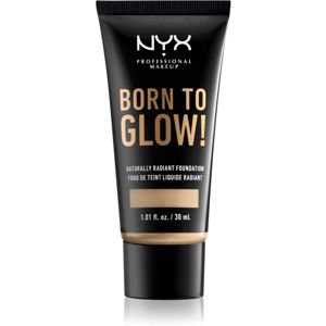 NYX Professional Makeup Born To Glow élénkítő folyékony make-up árnyalat 6.5 Nude 30 ml
