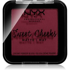NYX Professional Makeup Sweet Cheeks Blush Matte arcpirosító árnyalat RED RIOT 5 g