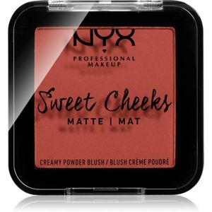 NYX Professional Makeup Sweet Cheeks Blush Matte arcpirosító árnyalat SUMMER BREEZE 5 g