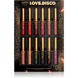 NYX Professional Makeup Love Lust Disco Slip Tease rúzs szett 12 x 2,7 ml