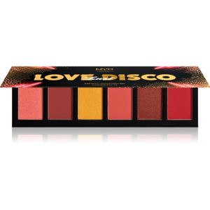 NYX Professional Makeup Love Lust Disco Sweet Cheeks Blush paletta arcra 6 x 5 g