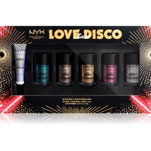 NYX Professional Makeup Love Lust Disco Glitter Vault dekoratív kozmetika szett
