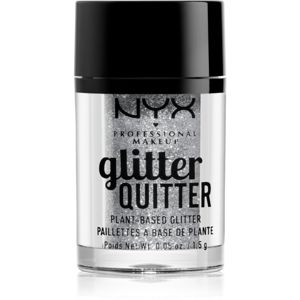 NYX Professional Makeup Glitter Quitter csillámok árnyalat 02 - Silver 1.5 g