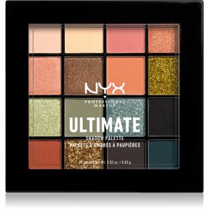 NYX Professional Makeup Ultimate Shadow Palette szemhéjfesték paletta árnyalat Utopia 16 x 0.83 g