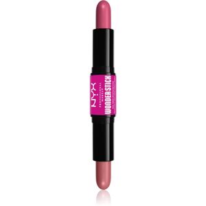 NYX Professional Makeup Wonder Stick Cream Blush dupla végű kontur ceruza árnyalat 01 Light Peach and Baby Pink 2x4 g