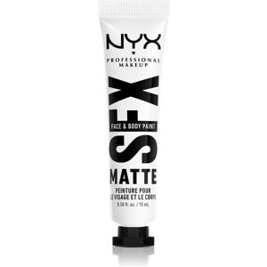 NYX Professional Makeup Limited Edition Halloween 2022 SFX Paints krémes szemhéjfesték arcra és testre árnyalat 06 White Frost 15 ml