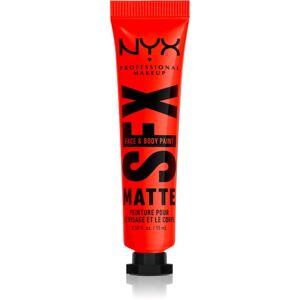 NYX Professional Makeup Limited Edition Halloween 2022 SFX Paints krémes szemhéjfesték arcra és testre árnyalat 02 Fired Up 15 ml