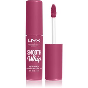 NYX Professional Makeup Smooth Whip Matte Lip Cream bársonyos rúzs kisimító hatással árnyalat 18 Onesie Funsie 4 ml