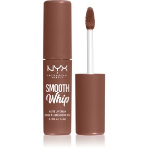 NYX Professional Makeup Smooth Whip Matte Lip Cream bársonyos rúzs kisimító hatással árnyalat 24 Memory Foam 4 ml