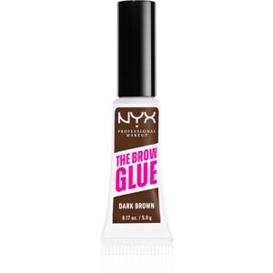NYX Professional Makeup The Brow Glue szemöldökzselé árnyalat 04 Dark Brown 5 g