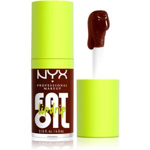 NYX Professional Makeup Fat Oil Lip Drip ajak olaj árnyalat 08 Status Update 4,8 ml