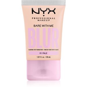 NYX Professional Makeup Bare With Me Blur Tint hidratáló alapozó árnyalat 01 Pale 30 ml