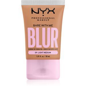 NYX Professional Makeup Bare With Me Blur Tint hidratáló alapozó árnyalat 09 Light Medium 30 ml