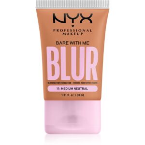 NYX Professional Makeup Bare With Me Blur Tint hidratáló alapozó árnyalat 11 Medium Neutral 30 ml
