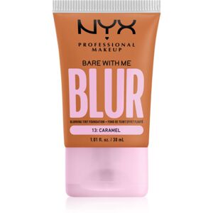 NYX Professional Makeup Bare With Me Blur Tint hidratáló alapozó árnyalat 13 Caramel 30 ml
