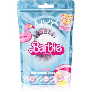 NYX Professional Makeup Barbie Jumbo Lash gyönyörű fekete szempillák rózsaszínnel fűszerezve 1 db