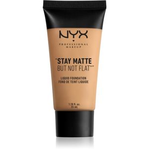 NYX Professional Makeup Stay Matte But Not Flat mattító folyékony alapozó árnyalat 07 Warm Beige 35 ml