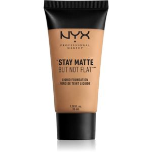 NYX Professional Makeup Stay Matte But Not Flat mattító folyékony alapozó árnyalat 08 Golden Beige 35 ml