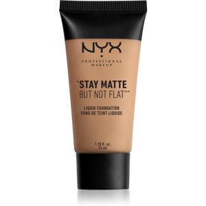 NYX Professional Makeup Stay Matte But Not Flat mattító folyékony alapozó árnyalat 10 Caramel 35 ml