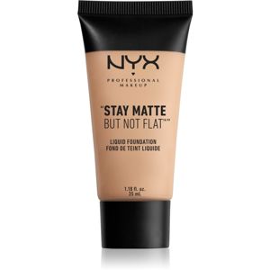 NYX Professional Makeup Stay Matte But Not Flat mattító folyékony alapozó árnyalat 17 Warm 35 ml