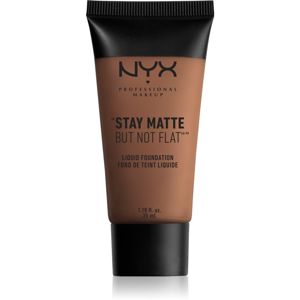 NYX Professional Makeup Stay Matte But Not Flat mattító folyékony alapozó árnyalat 19 Cocoa 35 ml