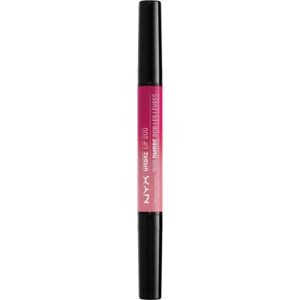 NYX Professional Makeup Ombre Lip Duo rúzs + szájceruza árnyalat Pink Bubbles & Caviar 0,45 g + 0,14 g