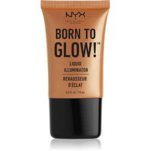 NYX Professional Makeup Born To Glow folyékony bőrélénkítő árnyalat 03 Pure Gold 18 ml