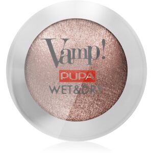 Pupa Vamp! Wet&Dry Szemhéjfesték a Wet & Dry alkalmazáshoz gyöngyházfényű árnyalat 103 Rose Gold 1 g