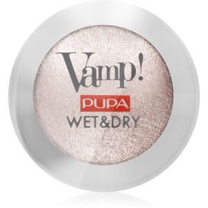 Pupa Vamp! Wet&Dry Szemhéjfesték a Wet & Dry alkalmazáshoz gyöngyházfényű árnyalat 200 Luminous Rose 1 g