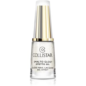 Collistar Gloss Nail Lacquer Gel Effect körömlakk árnyalat 503 Bianco Diamante 6 ml