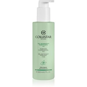 Collistar Cleansers Purifying Cleansing Gel gyengéd tisztító gél az arcra irritáció ellen 200 ml