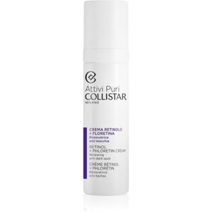 Collistar Attivi Puri® Retinol + Phloretin aktivizáló éjszakai krém a pigmentfoltok csökkentésére retinollal 50 ml