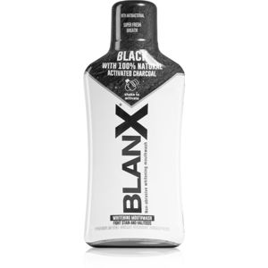 BlanX Black Mouthwash fehérítő szájvíz aktív szénnel 500 ml
