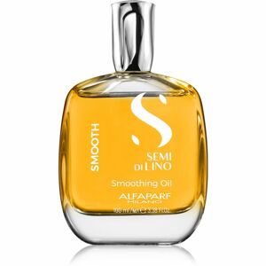 Alfaparf Milano Semi di Lino Smooth kisimító olaj a rakoncátlan és töredezett hajra 100 ml