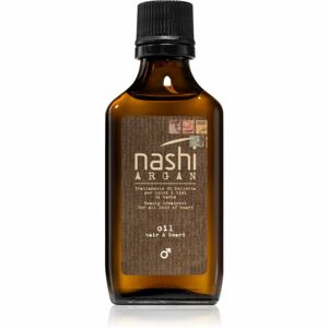 Nashi Argan Men tápláló olaj hajra és szakállra 50 ml