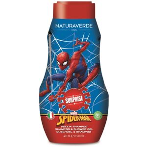 Marvel Spiderman Shower gel & Shampoo sampon és tusfürdő gél 2 in 1 Suprise 400 ml