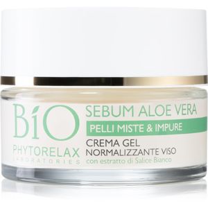 Phytorelax Laboratories Bio Sebum Aloe Vera hidratáló géles krém a zsíros bőr redukálására 50 ml