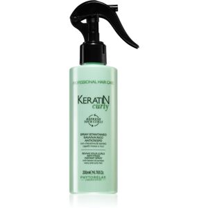 Phytorelax Laboratories Keratin Curly spray a rakoncátaln haj ellen a hullámos és göndör hajra 200 ml